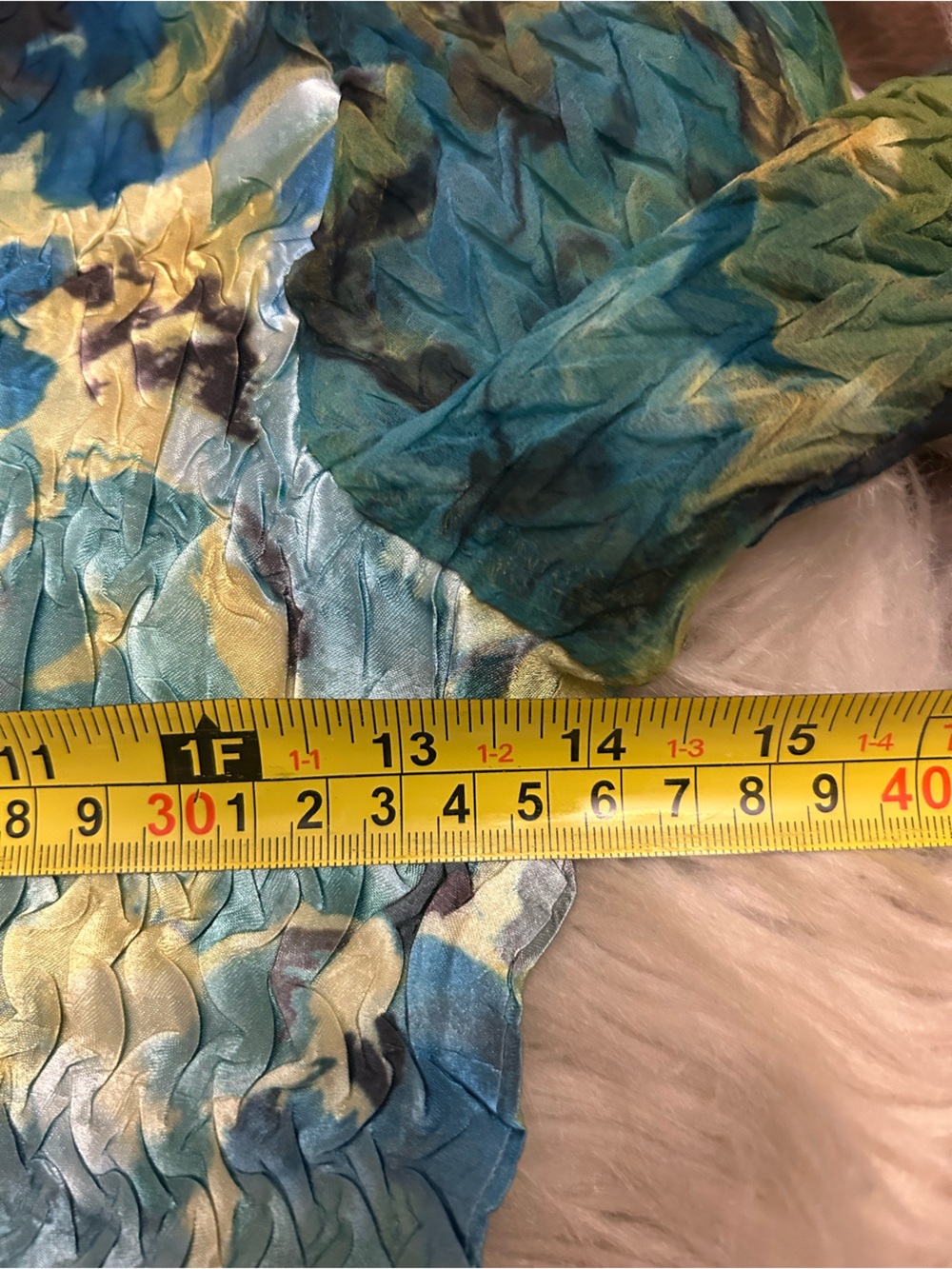 KV BY KOMAROV Kringle Style Blouse Sheer Arm & Top *Wearable Art* - Picture 11 of 12